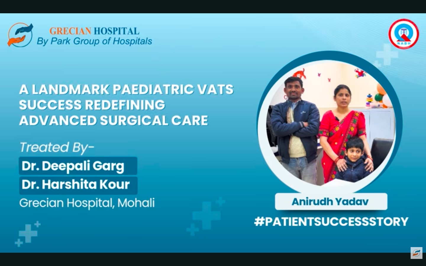 Landmark Paediatric VATS Surgery Success